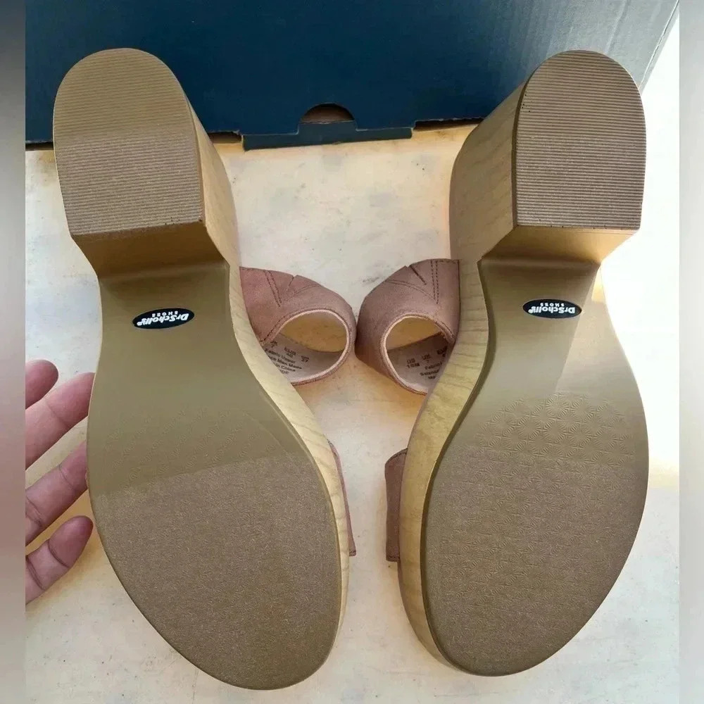 DR. SCHOLL'S BAYSIDE WOMENS OPEN TOE CUSHIONED FOOTBED PLATFORM SANDALS - Picture 4 of 5